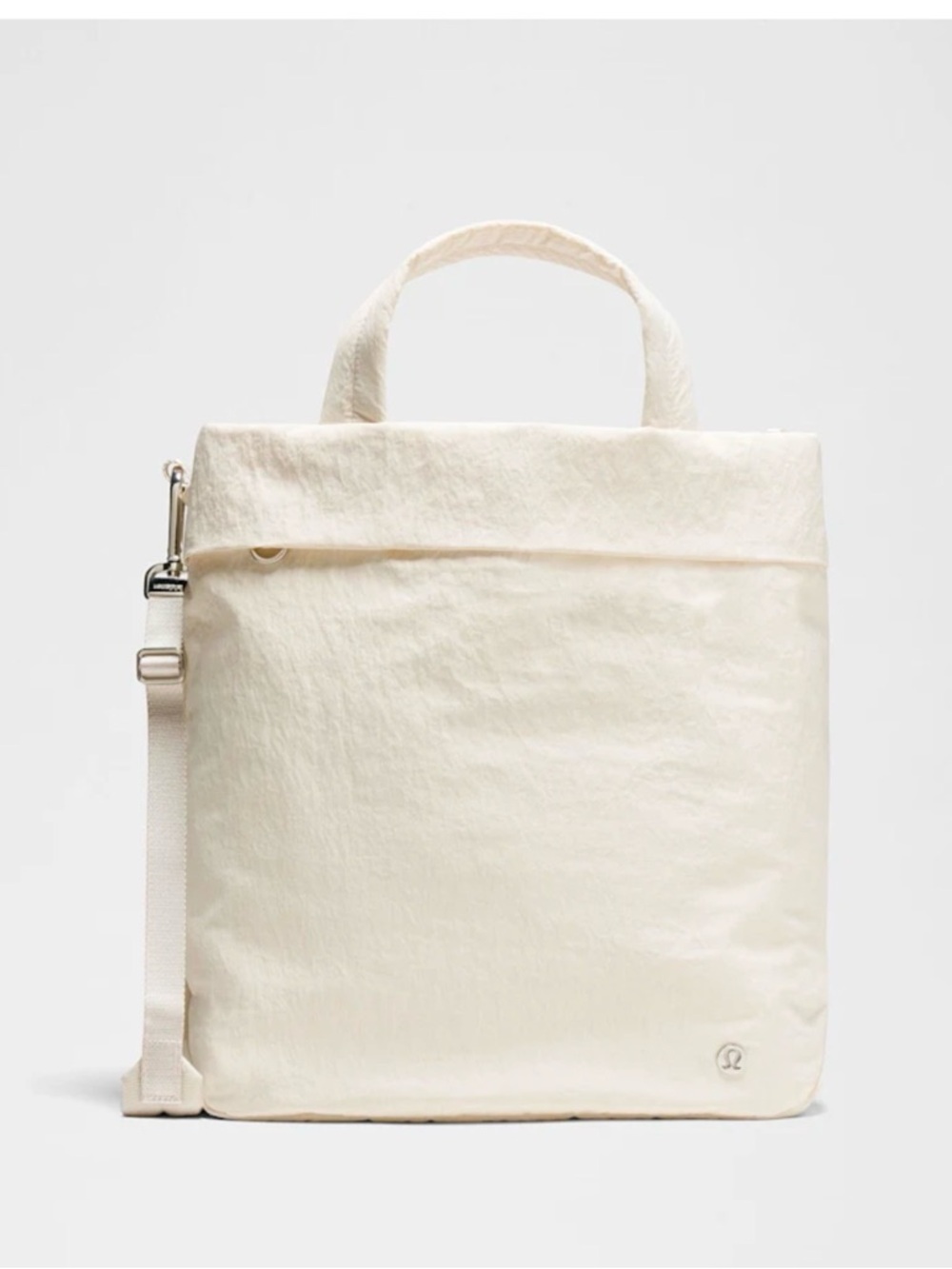Lululemon On My Level tote, cream and gold, NWT